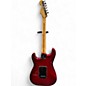 Used Fender Special Edition Player Stratocaster HSS Candy Red Burst Solid Body Electric Guitar