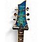 Used Schecter Guitar Research Omen Extreme 6 Ocean Blue Burst Solid Body Electric Guitar