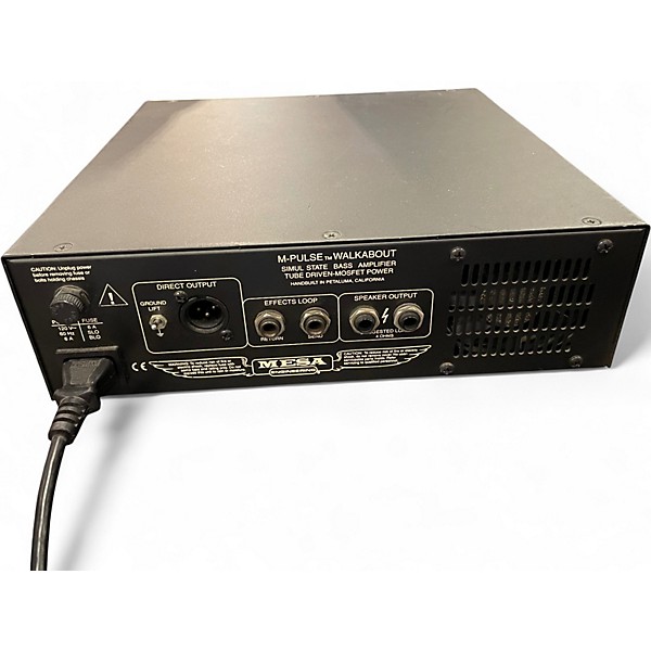 Used MESA/Boogie M-PULSE WALKABOUT Tube Bass Amp Head