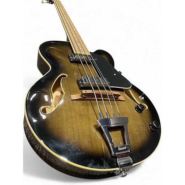 Used Ibanez AFB200 Black Sunburst Electric Bass Guitar