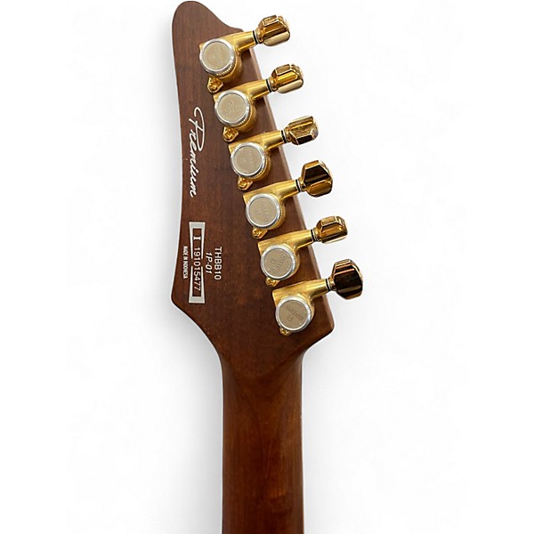 Used Ibanez THBB10 Black Solid Body Electric Guitar