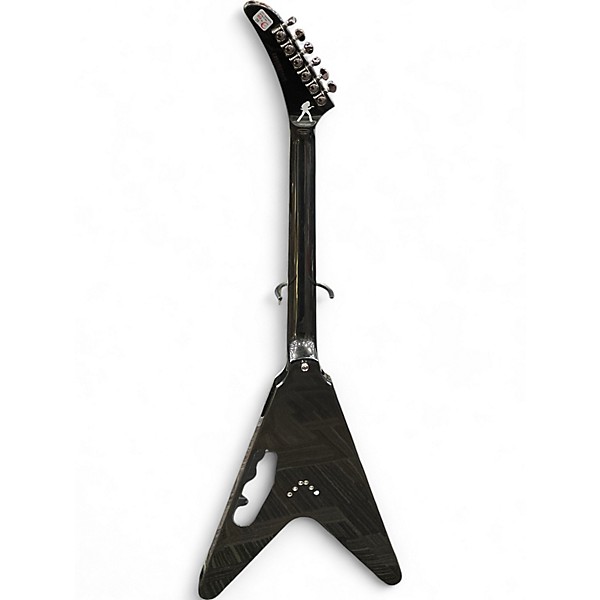Used Epiphone DAVE MUSTAINE FLYING V BLACK SPARKLE Solid Body Electric Guitar