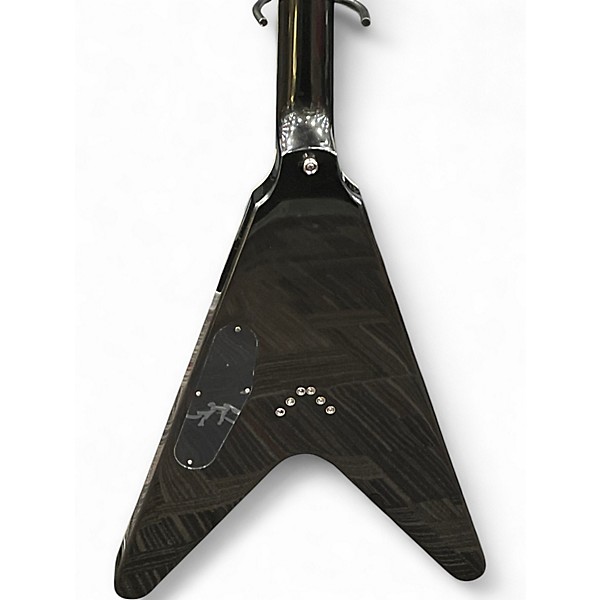Used Epiphone DAVE MUSTAINE FLYING V BLACK SPARKLE Solid Body Electric Guitar