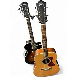 Used Guild D240E Natural Acoustic Electric Guitar