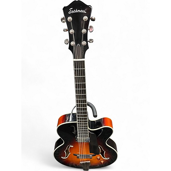 Used Eastman AR503CE 3 Tone Sunburst Hollow Body Electric Guitar