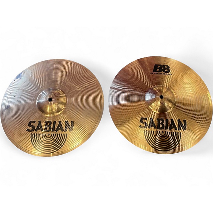 パラフィン Used SABIAN 14in B8 Hi Hat Pair Cymbal 33 | Guitar Center
