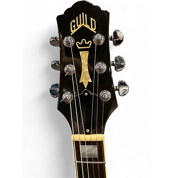 Used Guild Bluesbird 2 Tone Sunburst Solid Body Electric Guitar