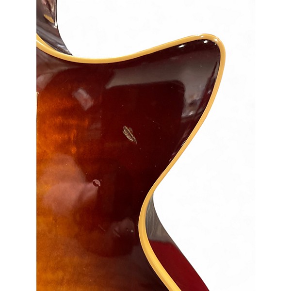 Used Guild Bluesbird 2 Tone Sunburst Solid Body Electric Guitar