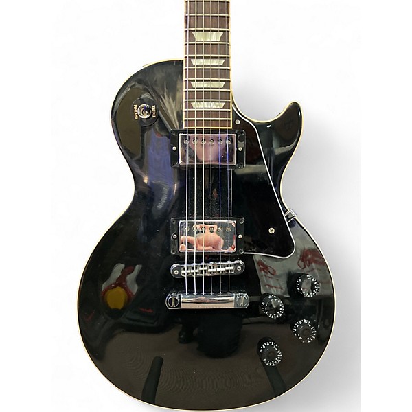 Used Gibson Les Paul Standard Ebony Solid Body Electric Guitar