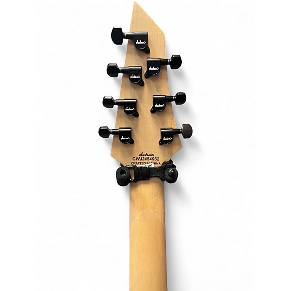 Used Jackson JS32-7 Dinky DKA 7 String Black Solid Body Electric Guitar