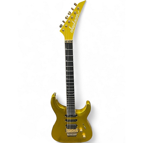 Used Jackson SOLOIST SLA3 Gold Solid Body Electric Guitar