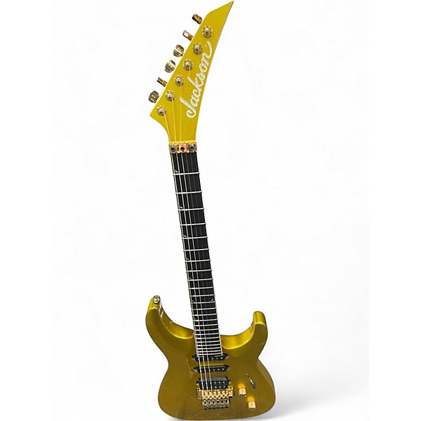 Used Jackson SOLOIST SLA3 Gold Solid Body Electric Guitar