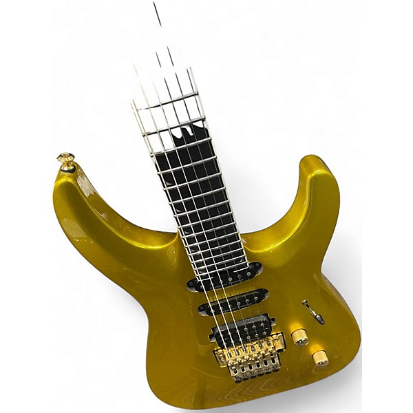 Used Jackson SOLOIST SLA3 Gold Solid Body Electric Guitar