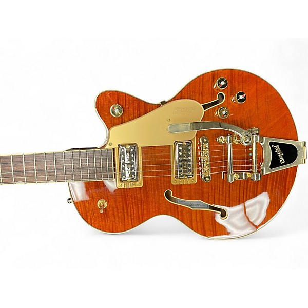 Used Gretsch Guitars Broadkaster Junior Flame Okoume Hollow Body Electric Guitar