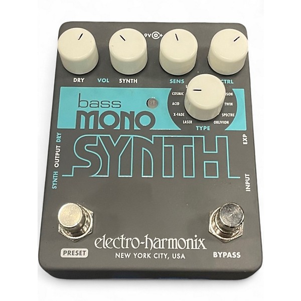 Used Electro-Harmonix Bass Mono Synth Bass Bass Effect Pedal