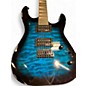 Used Jackson JS20 DKQ Transparent blue Solid Body Electric Guitar