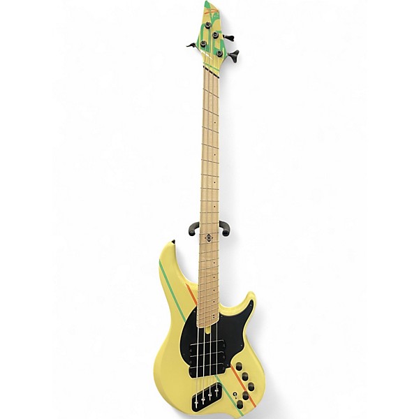 Used 2024 Dingwall JT3 JOHN TAYLOR SIGNATURE Cream (RIO ALBUM STRIPES) Electric Bass Guitar