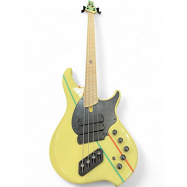 Used 2024 Dingwall JT3 JOHN TAYLOR SIGNATURE Cream (RIO ALBUM STRIPES) Electric Bass Guitar