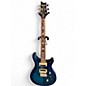 Used PRS S2 Custom 24 Sapphire Blue Trans Solid Body Electric Guitar thumbnail