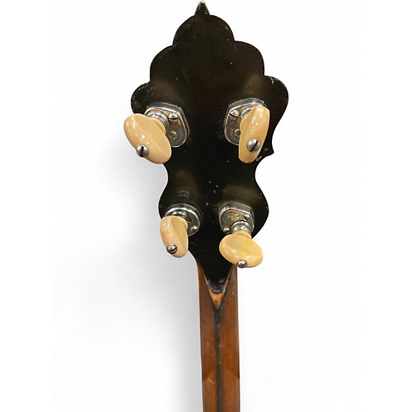 Vintage 1920s Slingerland may bell style B Natural Banjo