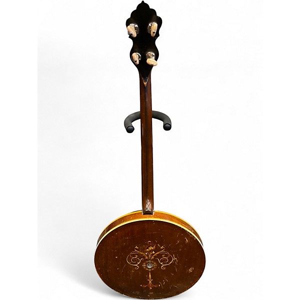 Vintage 1920s Slingerland may bell style B Natural Banjo