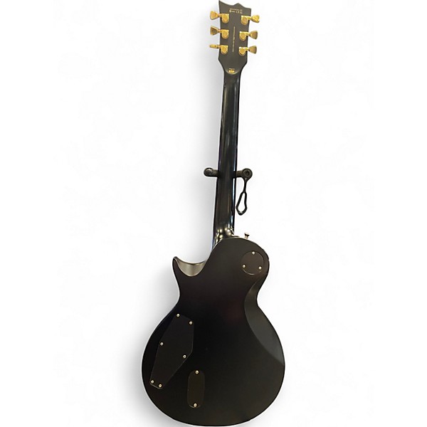 Used ESP EC1000 Deluxe Black and Gold Solid Body Electric