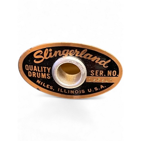 Vintage 1960s Slingerland 3 Piece Sound King Black diamond pearl Drum Kit