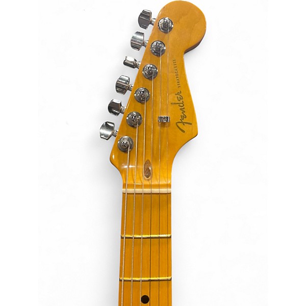 Used 2024 Fender American Ultra Stratocaster HSS Texas Tea Solid Body Electric Guitar
