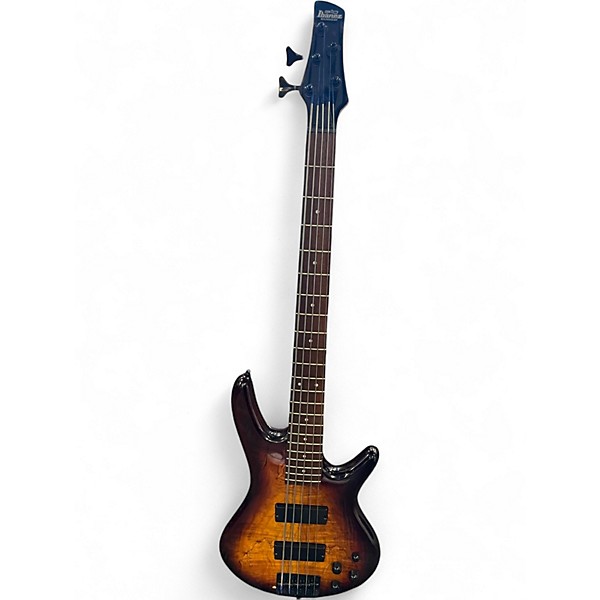 Used Ibanez GSR205SM Brown Sunburst Electric Bass Guitar