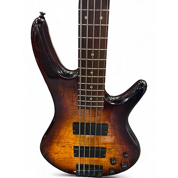 Used Ibanez GSR205SM Brown Sunburst Electric Bass Guitar