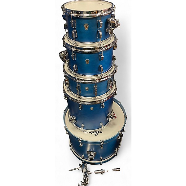 Used Ludwig 5 Piece NEUSONIC MOD II WITH SNARE Blue Drum Kit