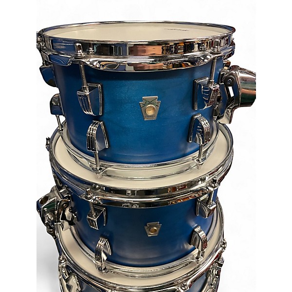 Used Ludwig 5 Piece NEUSONIC MOD II WITH SNARE Blue Drum Kit