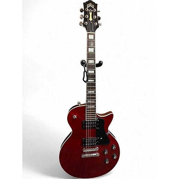 Vintage 1997 Guild Bluesbird AAA RED FLAME Solid Body Electric Guitar