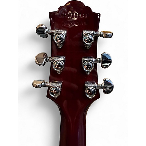 Vintage 1997 Guild Bluesbird AAA RED FLAME Solid Body Electric Guitar