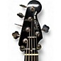 Used Squier Deluxe Jazz Bass Active V 5 String Black Electric Bass Guitar