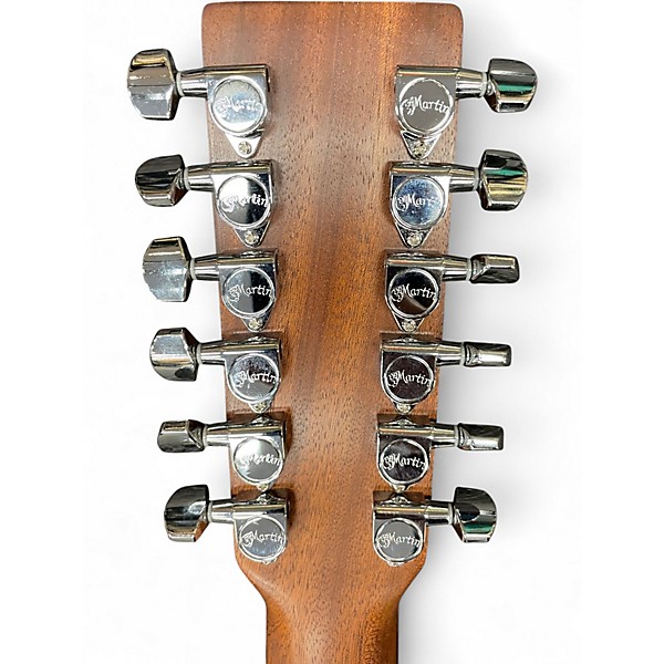 Used Martin DX2 Natural 12 String Acoustic Electric Guitar