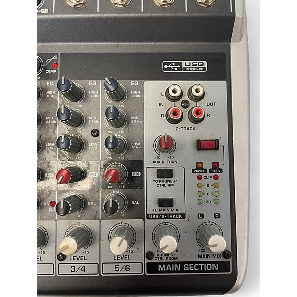 Used Behringer Xenyx Q802USB Unpowered Mixer | Guitar Center