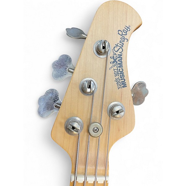 Used 2009 Ernie Ball Music Man Stingray 4 String Olive Green Electric Bass Guitar