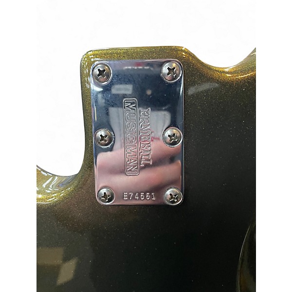 Used 2009 Ernie Ball Music Man Stingray 4 String Olive Green Electric Bass Guitar