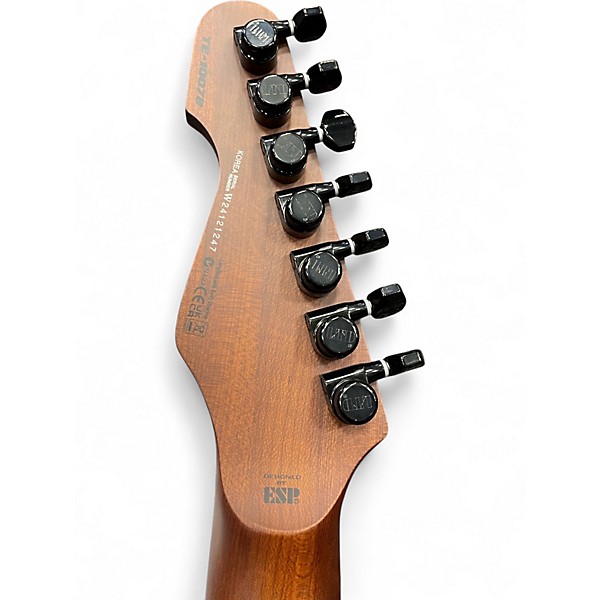 Used Ltd TE-1007B BLACK BLAST Baritone Guitars