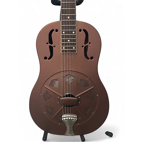 Used National Resophonic DELPHI TAUPE Resonator Guitar