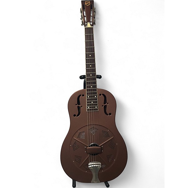 Used National Resophonic DELPHI TAUPE Resonator Guitar
