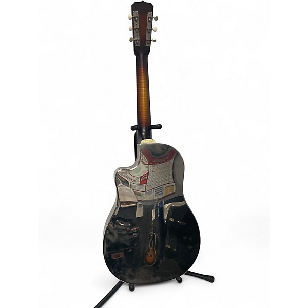 Used National Resophonic RESOROCKET SILVER Resonator Guitar
