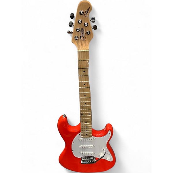 Used Sterling by Music Man Cutlass Orange Solid Body Electric Guitar