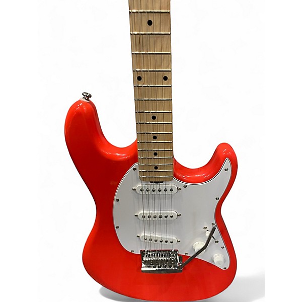 Used Sterling by Music Man Cutlass Orange Solid Body Electric Guitar