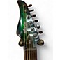 Used Schecter Guitar Research Diamond Series PT Trans Green Solid Body Electric Guitar