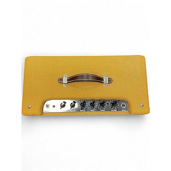 Used Fender Blues Junior Lacquered Tweed 15W Tube Guitar Combo Amp