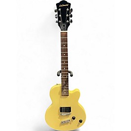 Used DeArmond M55 Light Yellow Solid Body Electric Guitar