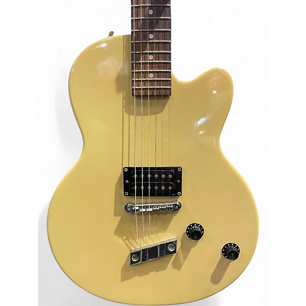 Used DeArmond M55 Light Yellow Solid Body Electric Guitar