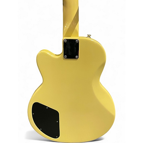 Used DeArmond M55 Light Yellow Solid Body Electric Guitar